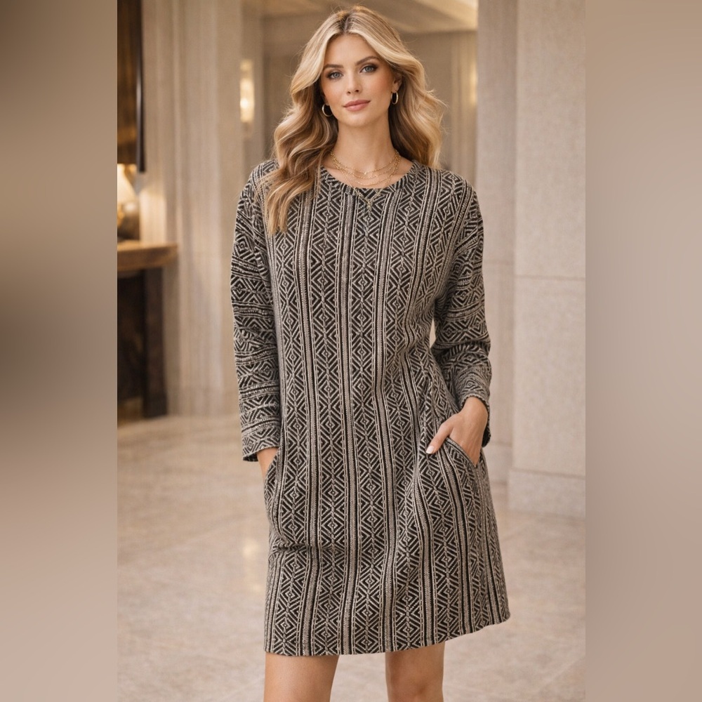 Billy Reid Designer‎ Luxury Sweater Dress Cashmere Wool Viscose $395 Small